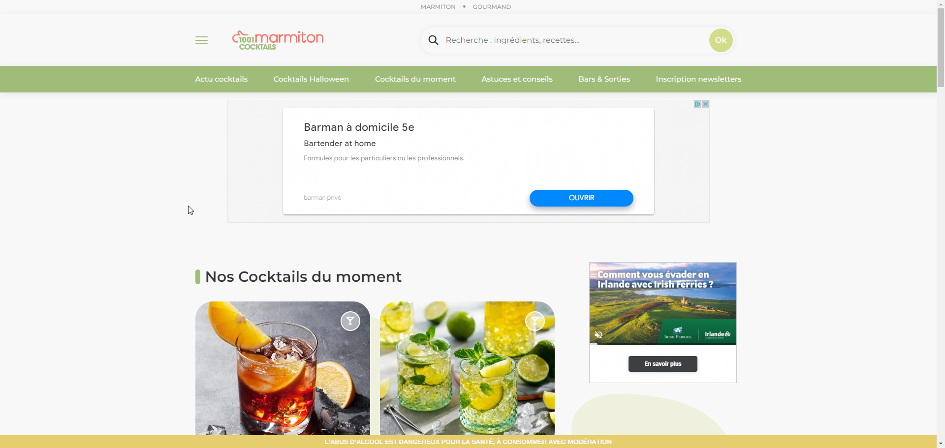 1001cocktails | Recettes de cocktails et boissons