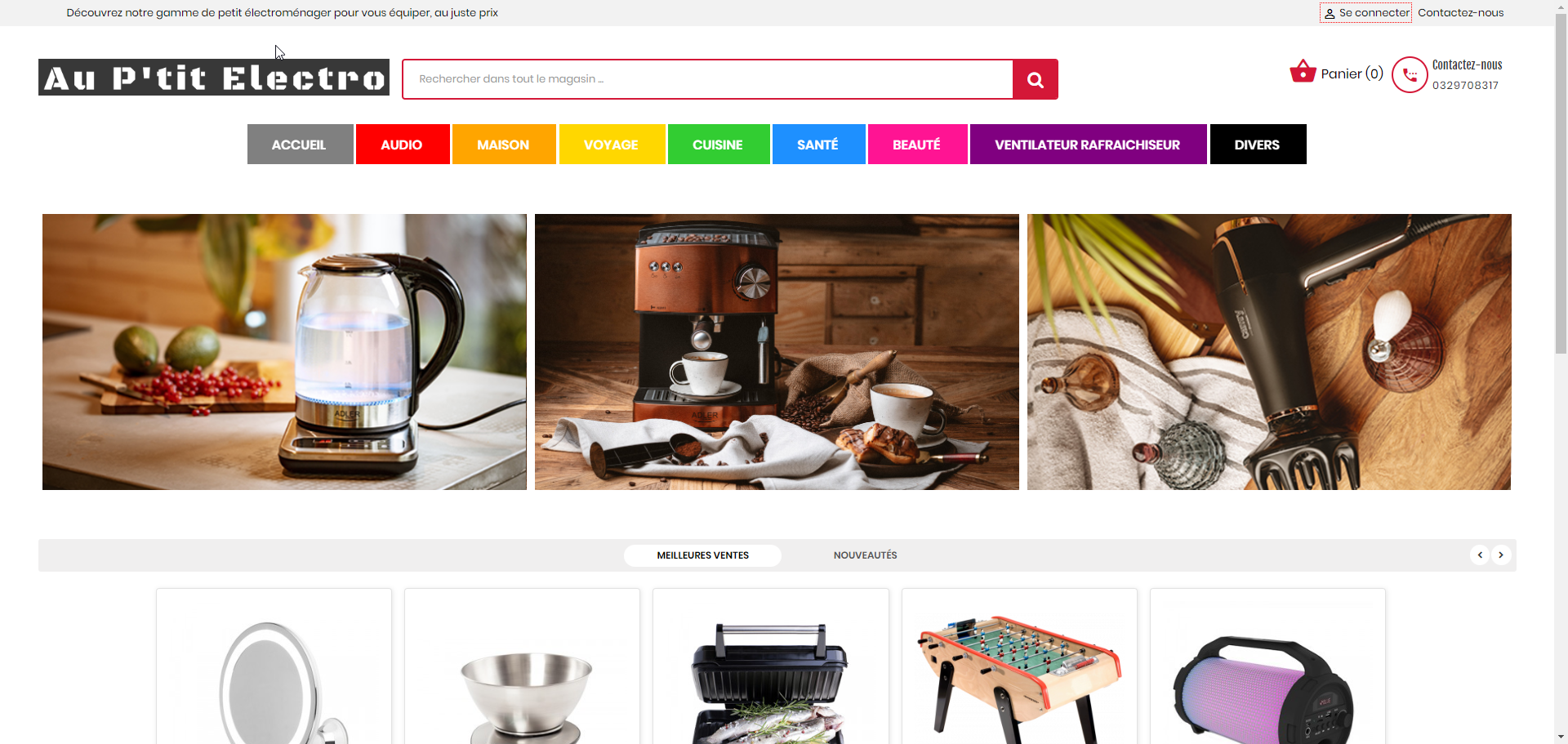 Auptitelectro | Au P’tit Electro Boutique en ligne d’électroménager et bien plus…